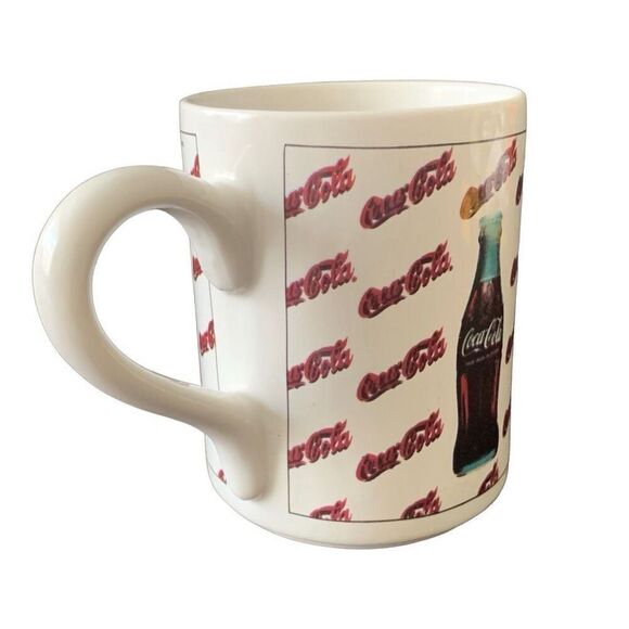 Vintage Coca-Cola 1997 Always Refreshing Collectible Script Logo Mug HTF - Picture 4 of 10